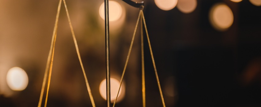 Balanced scales.